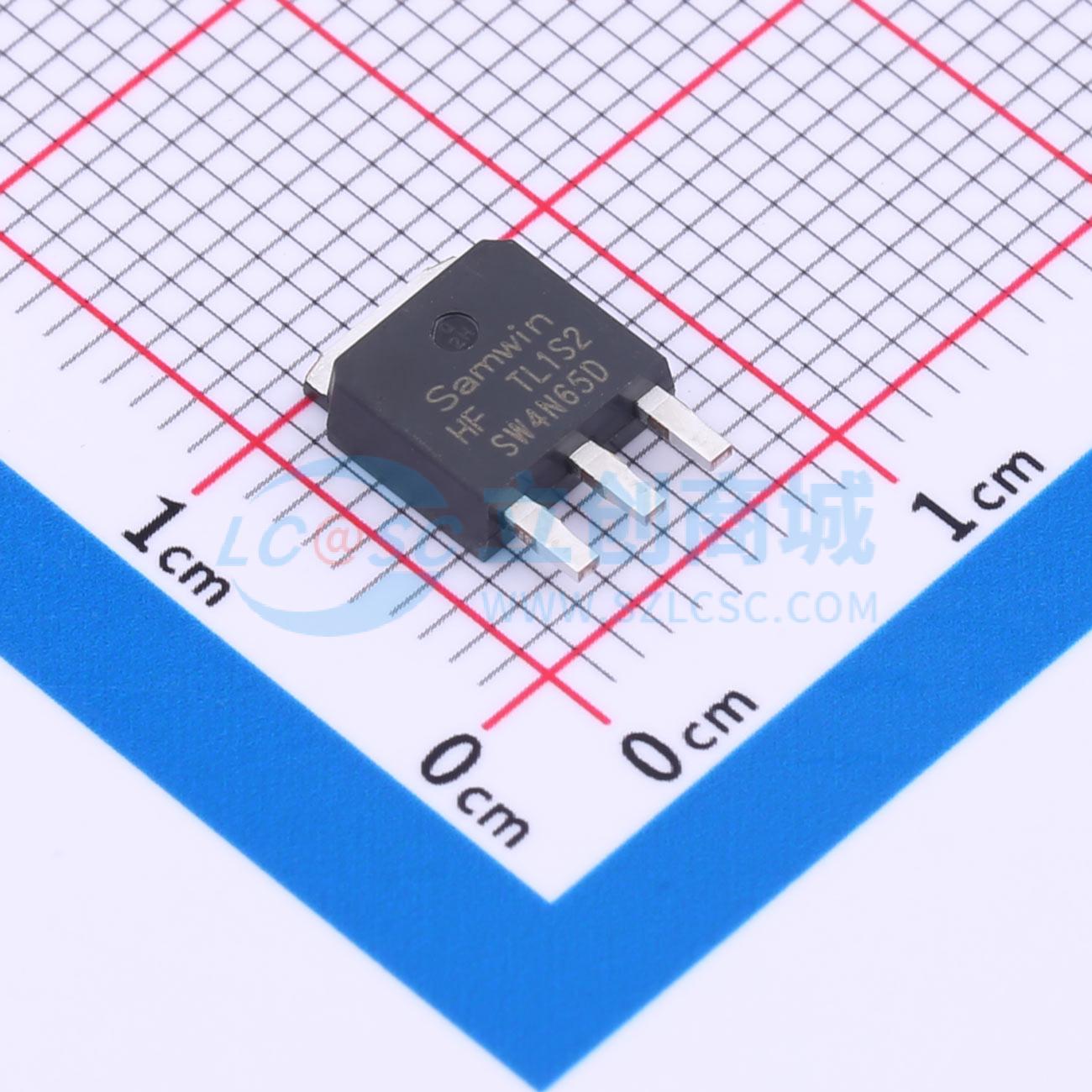 点击查看大图 SWUI4N65D实物图
