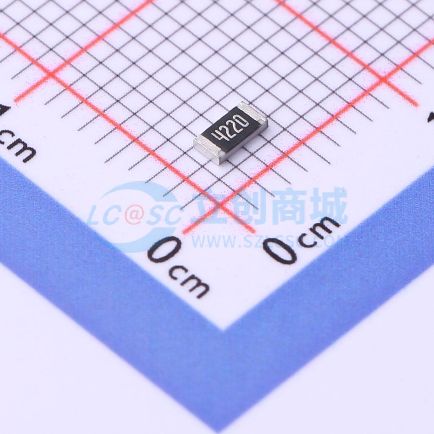 点击查看大图 SCR1206F422R实物图