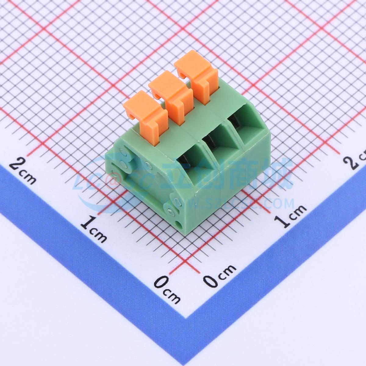 点击查看大图 KF238-3.5-3P-3实物图