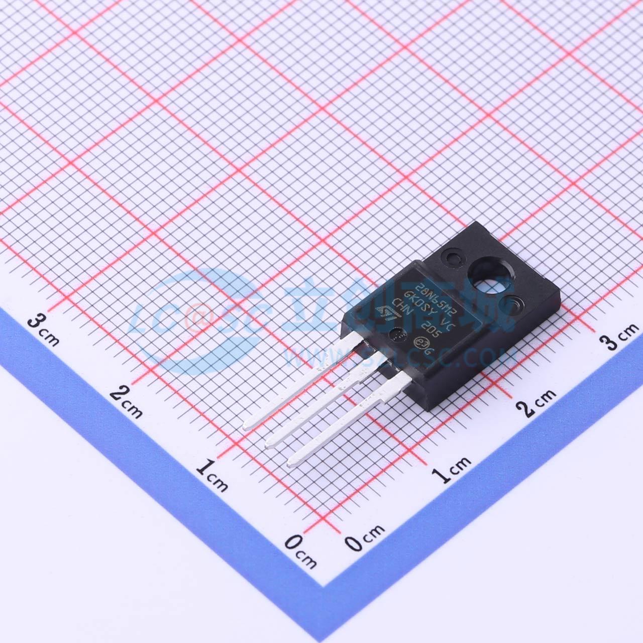 点击查看大图 STF28N65M2实物图
