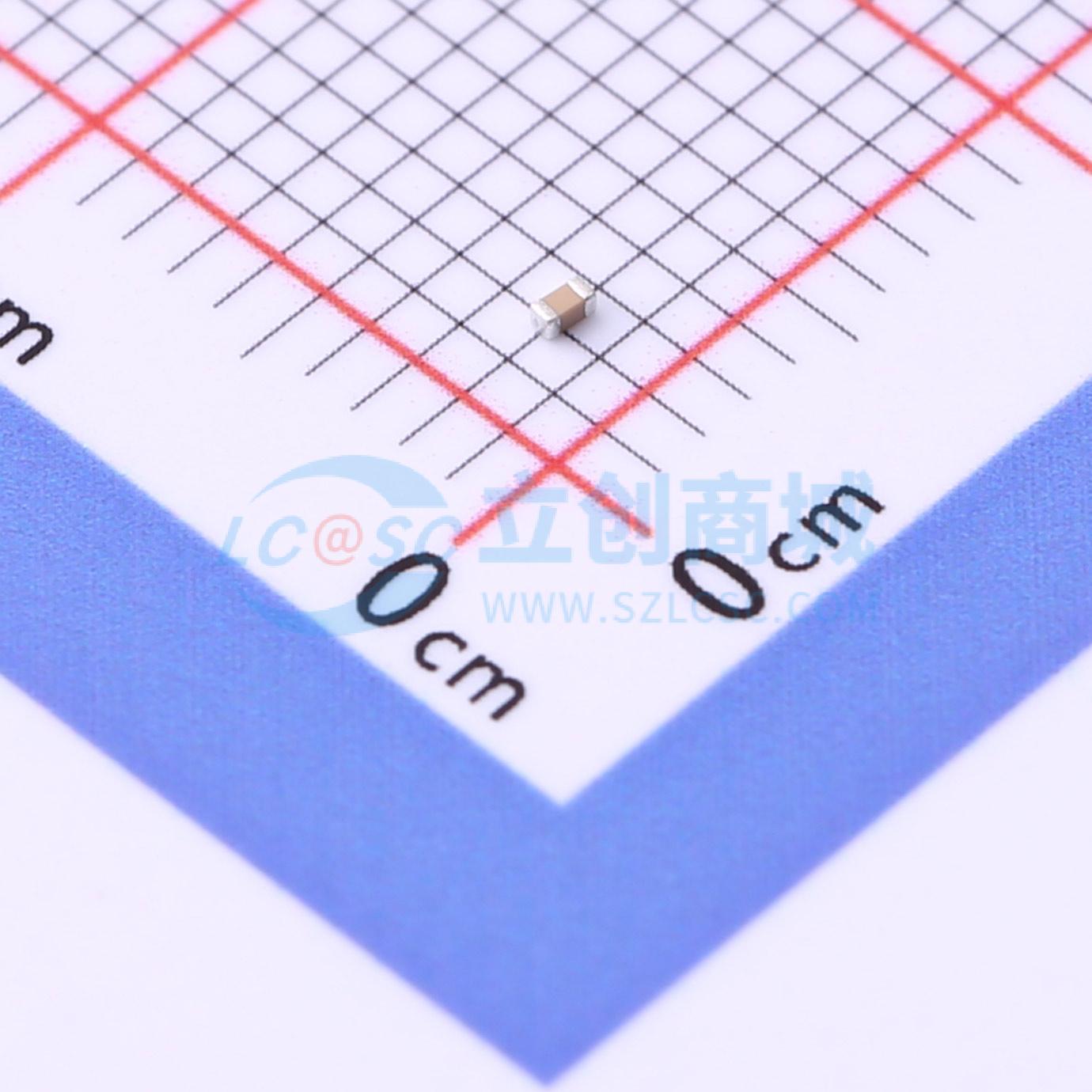 CSA0402X7R102K500GT实物图