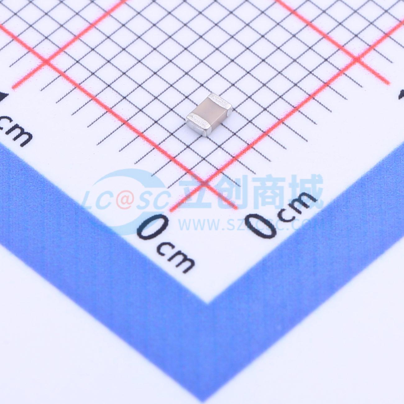 0805CG100D500NT实物图