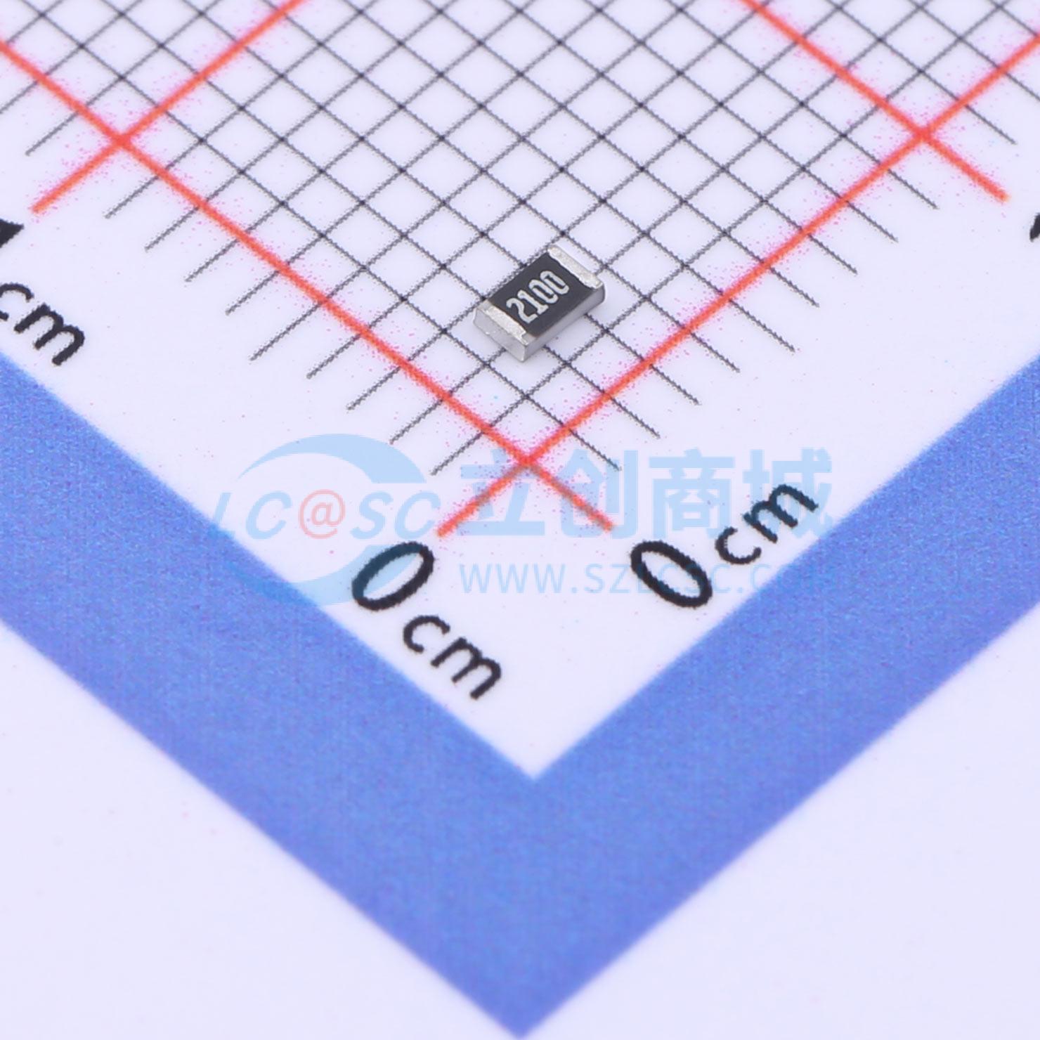 点击查看大图 SCR0805F210R实物图