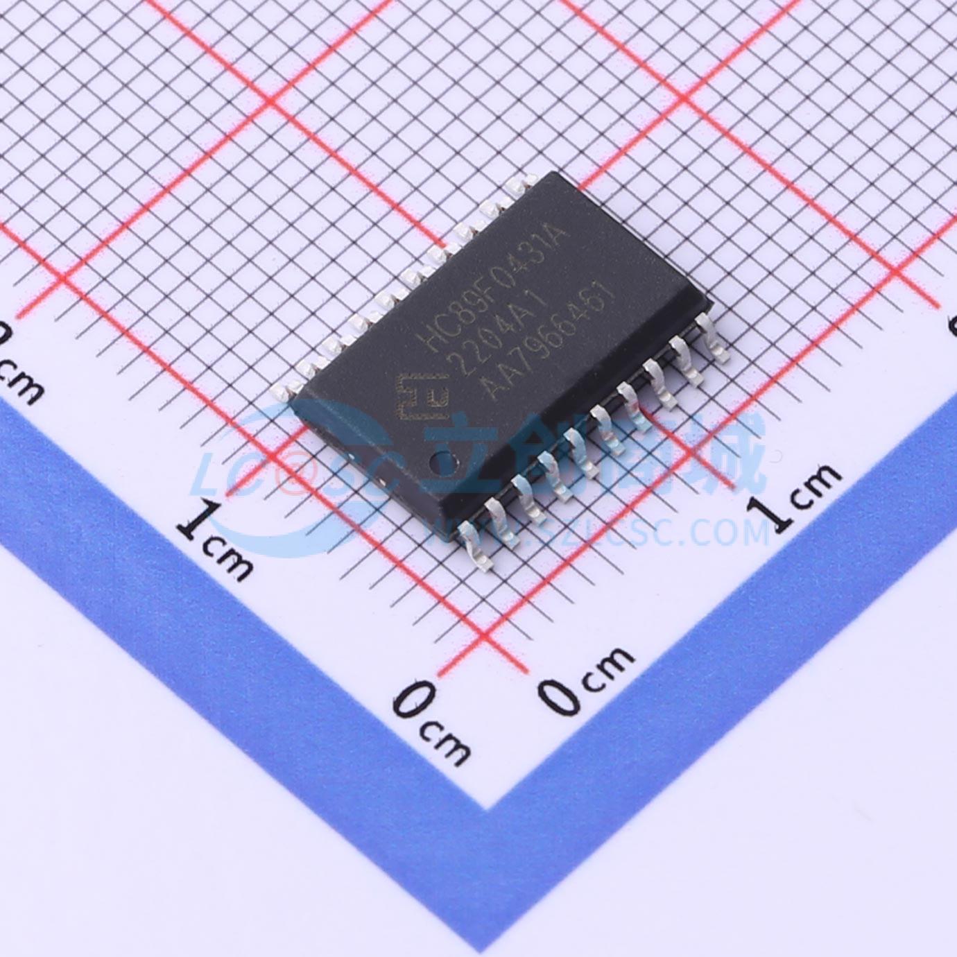 HC89F0431A-SOP20-T-M实物图