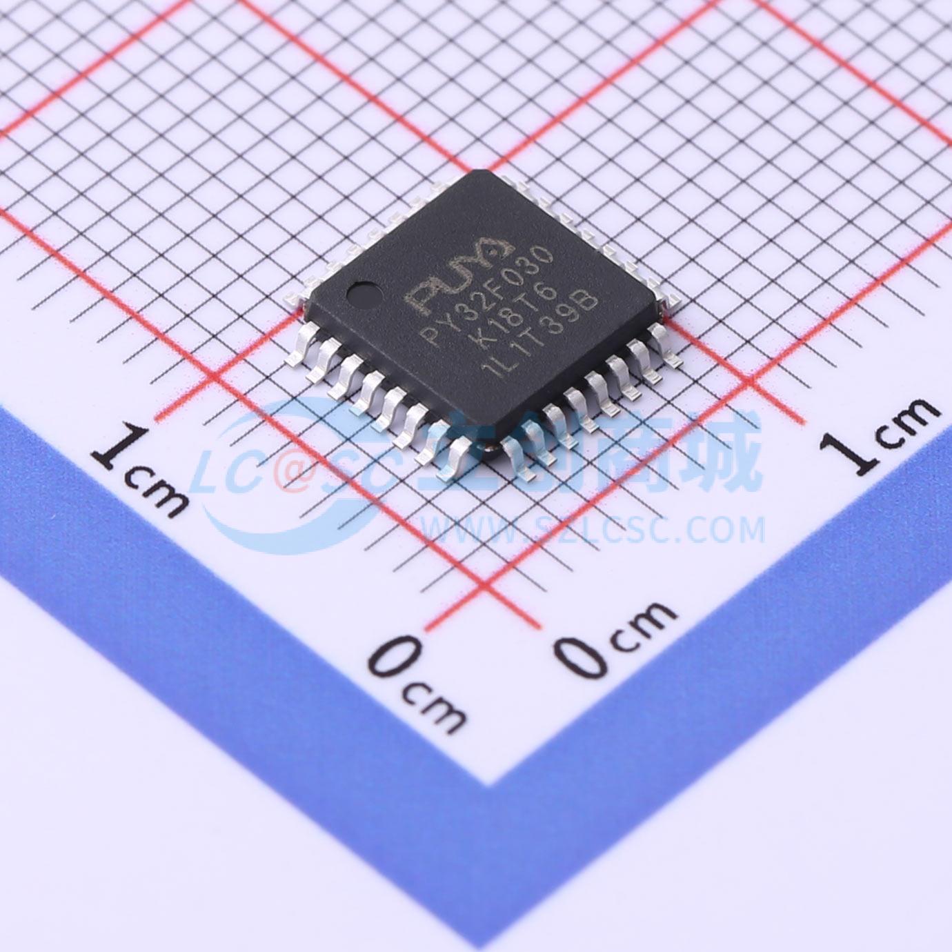 PY32F030K18T6实物图