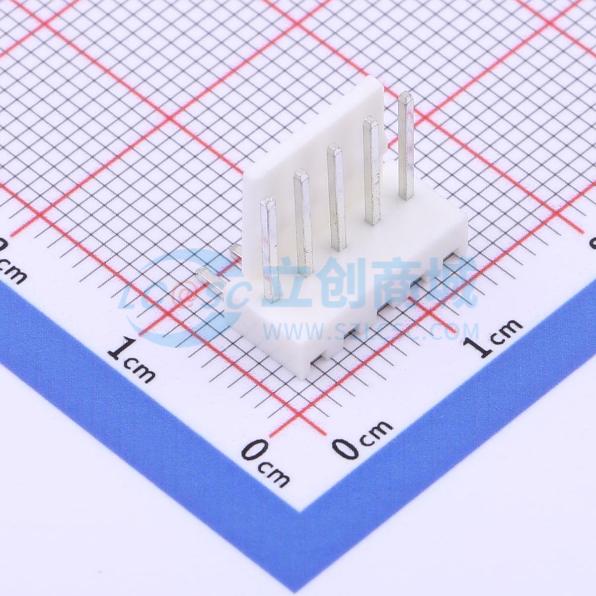 KH-HX2.54-05PW实物图