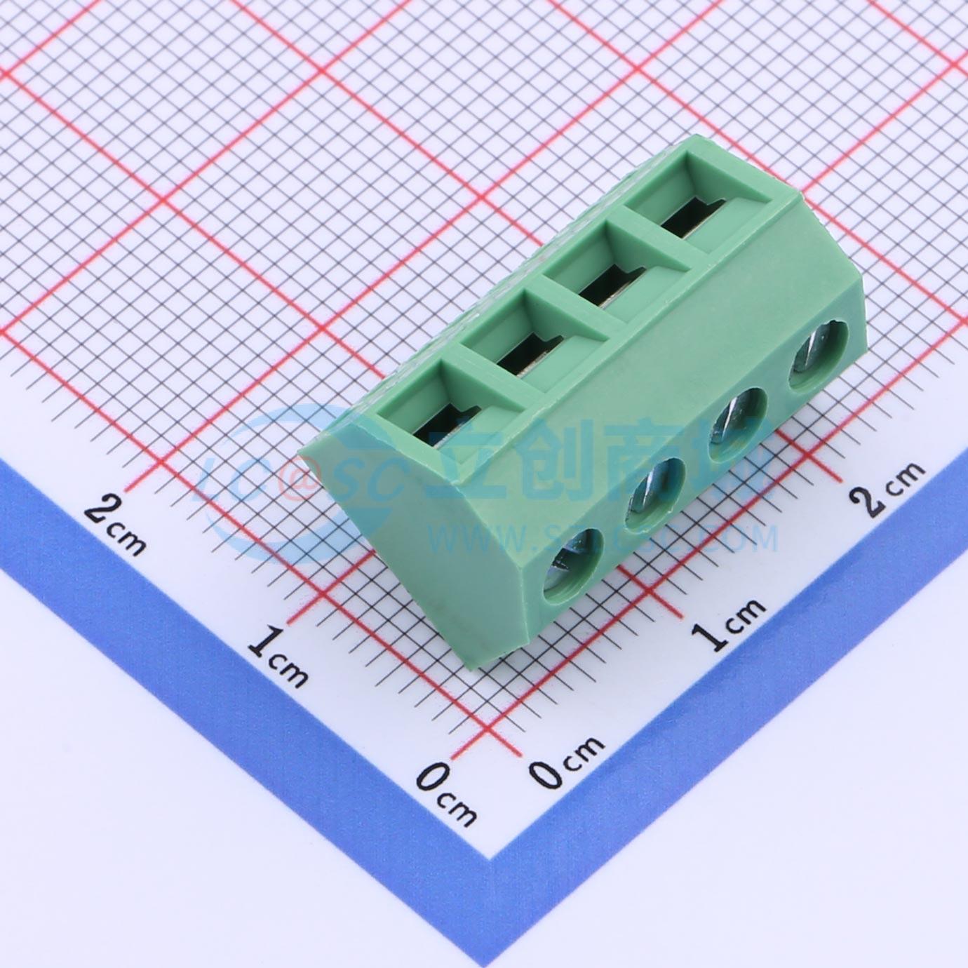 DB127S-5.08-4P-GN-S实物图