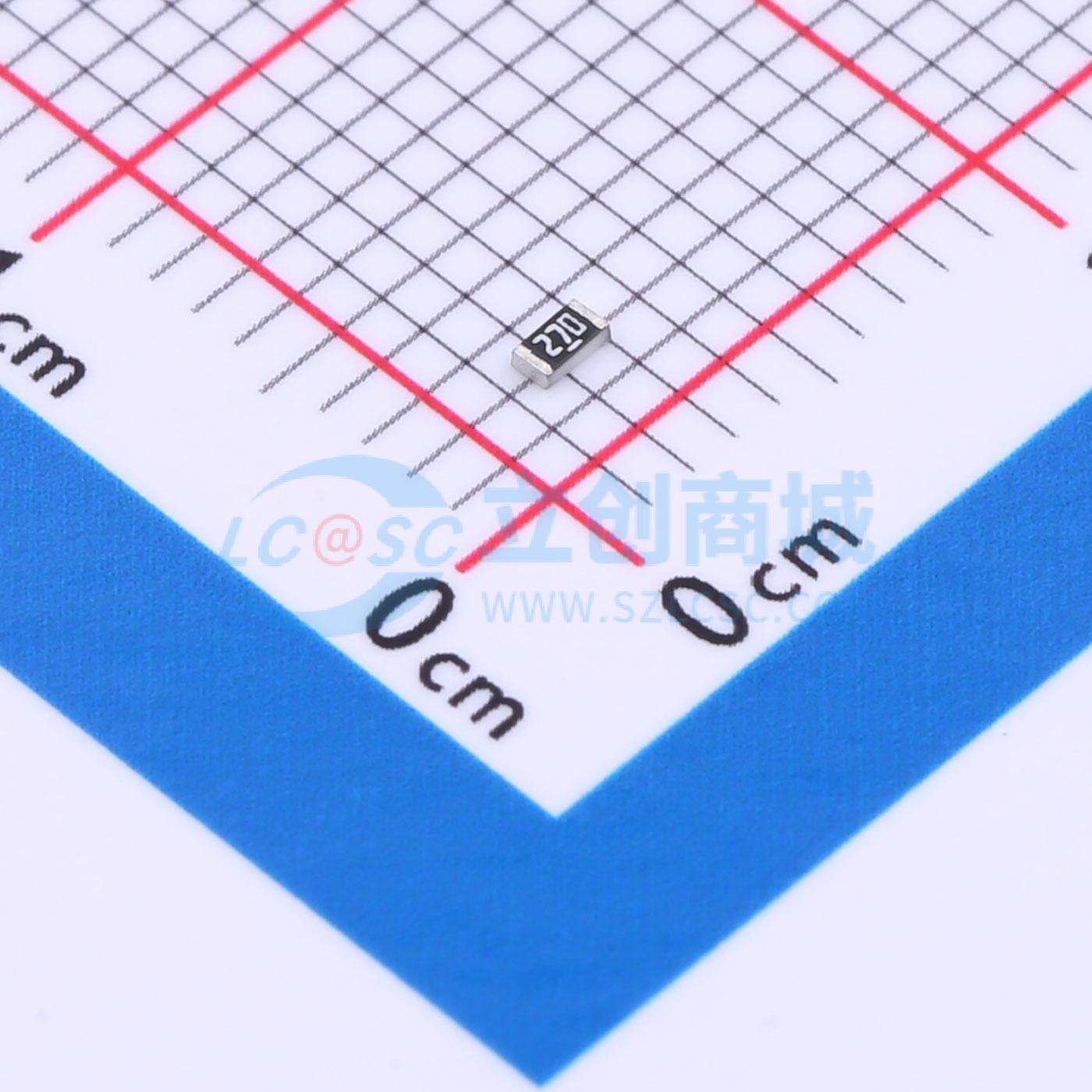 点击查看大图 SC0603F27R0F2BNRH实物图