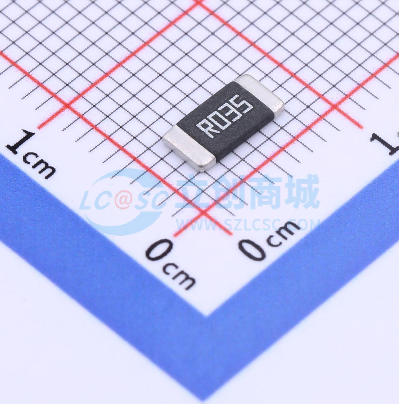 HoLLR2512-2W-35mR-1%实物图