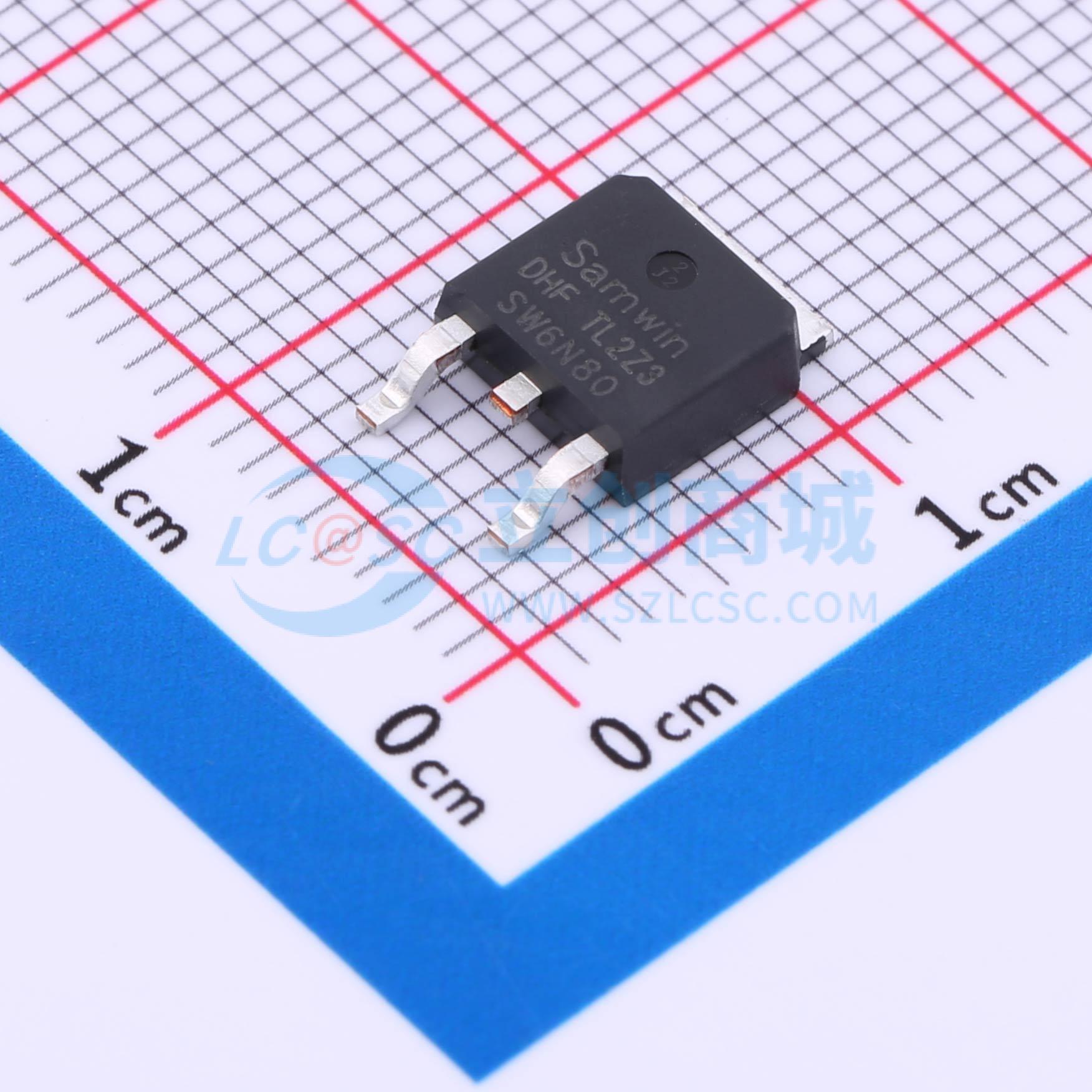 点击查看大图 SWD6N80D实物图