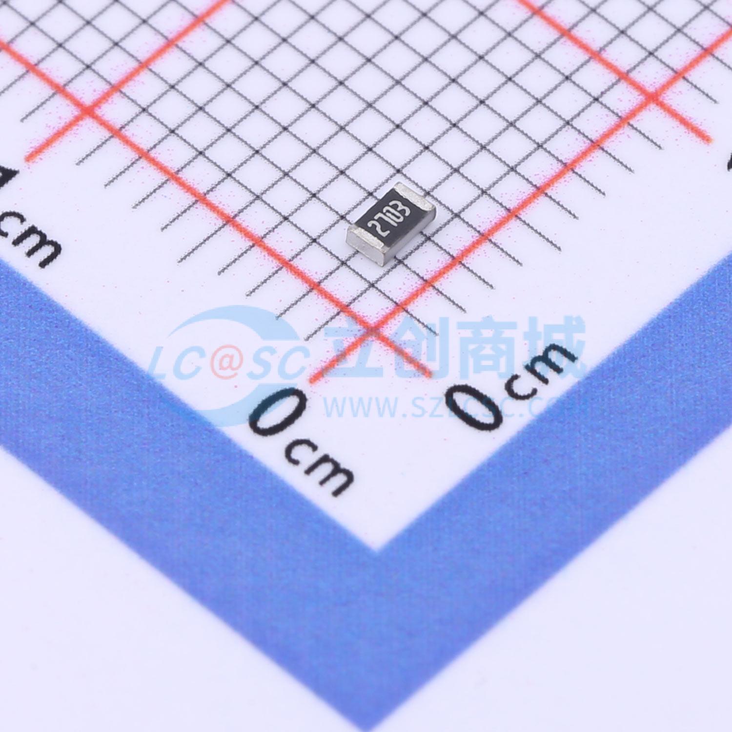 点击查看大图 SCR0805F270K实物图
