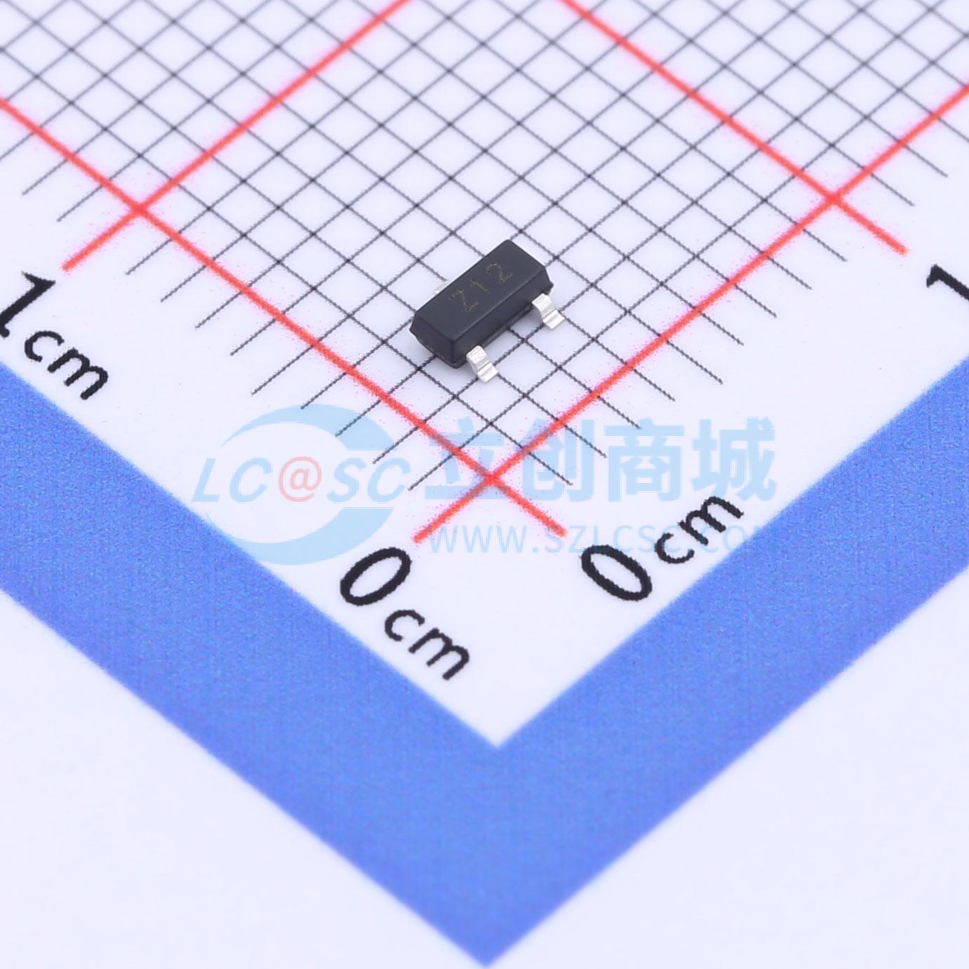 点击查看大图 BZX84C2V7实物图