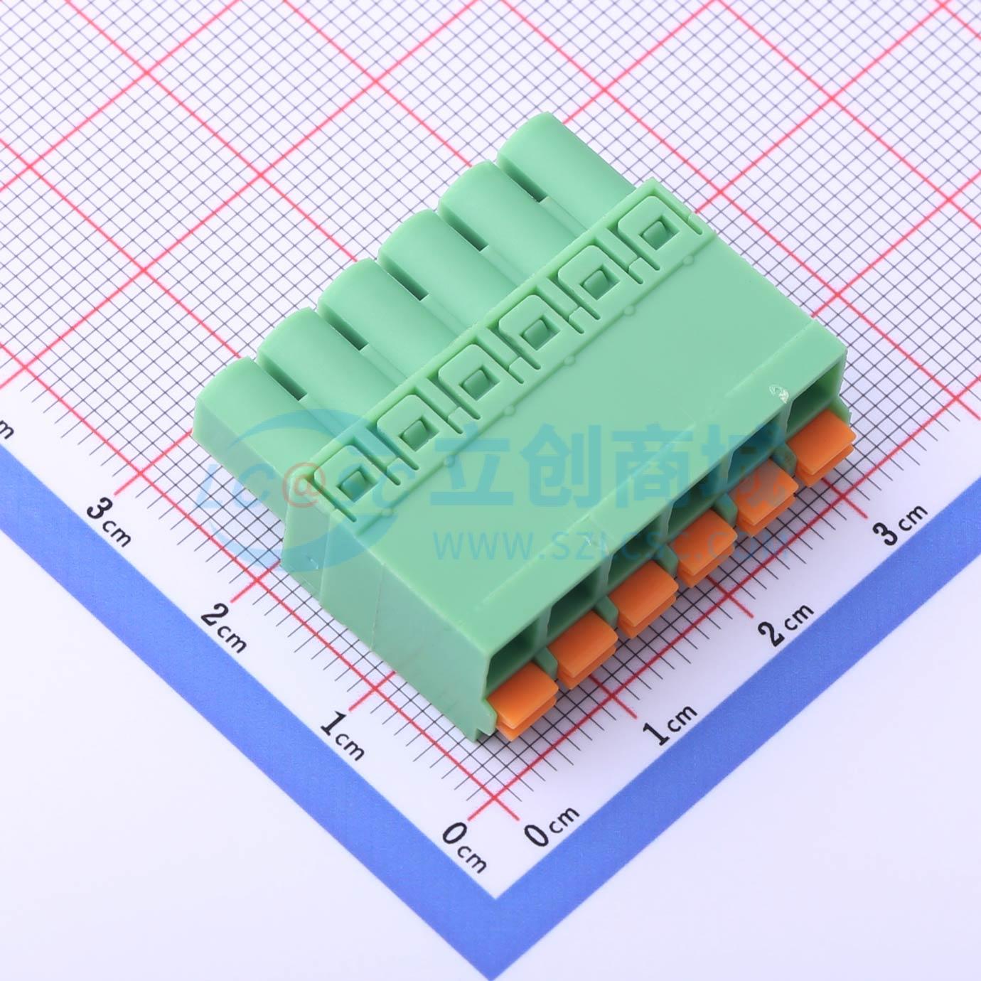 点击查看大图 KF2EDGKN-5.08-6P实物图