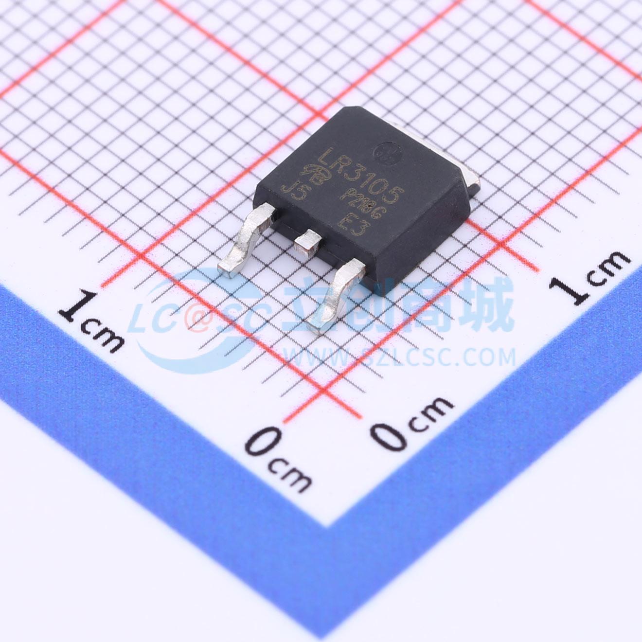 点击查看大图 IRLR3105TRPBF-VB实物图