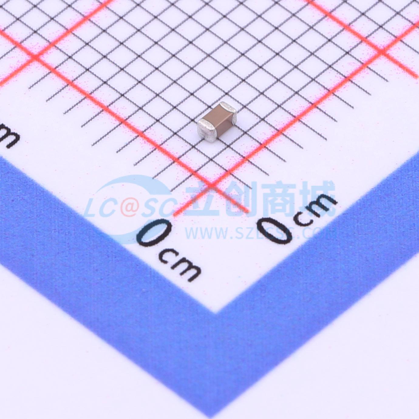 点击查看大图 0603X474K500NT实物图