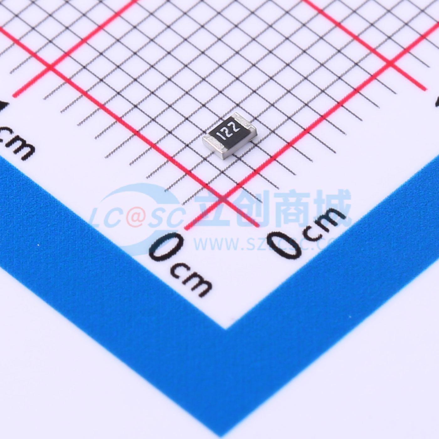 点击查看大图 FRD0805J122 TS实物图