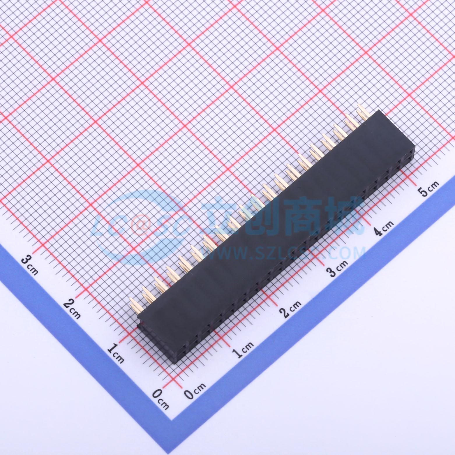 点击查看大图 2.54-2*20P实物图