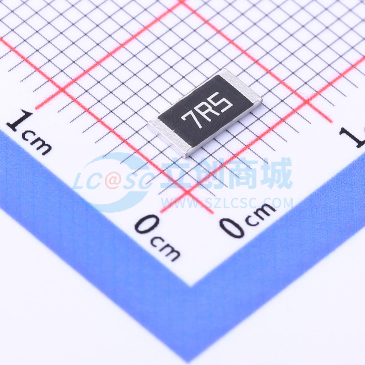 点击查看大图 FRC2512J7R5 TS实物图