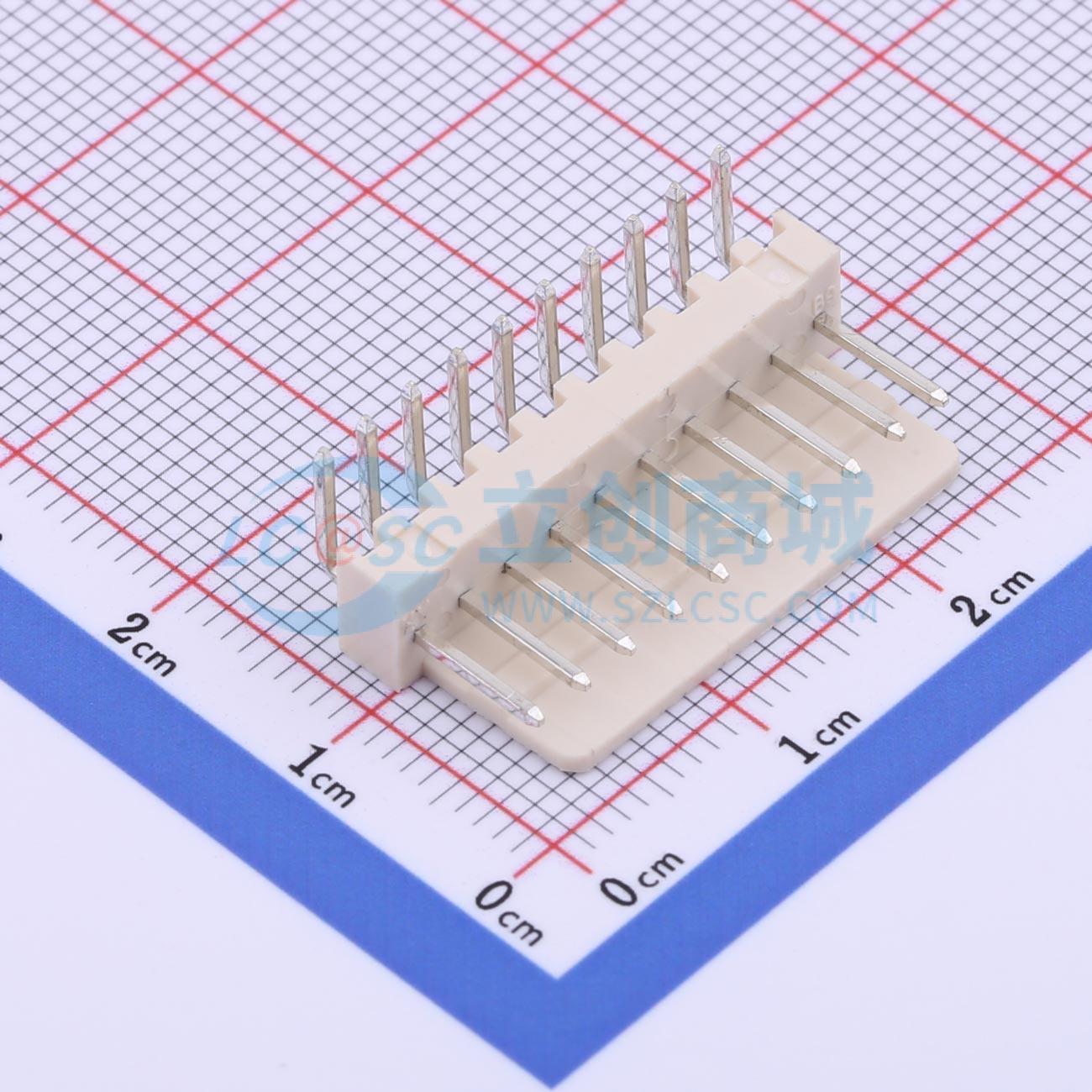 点击查看大图 KH-HX2.54-10FGW实物图