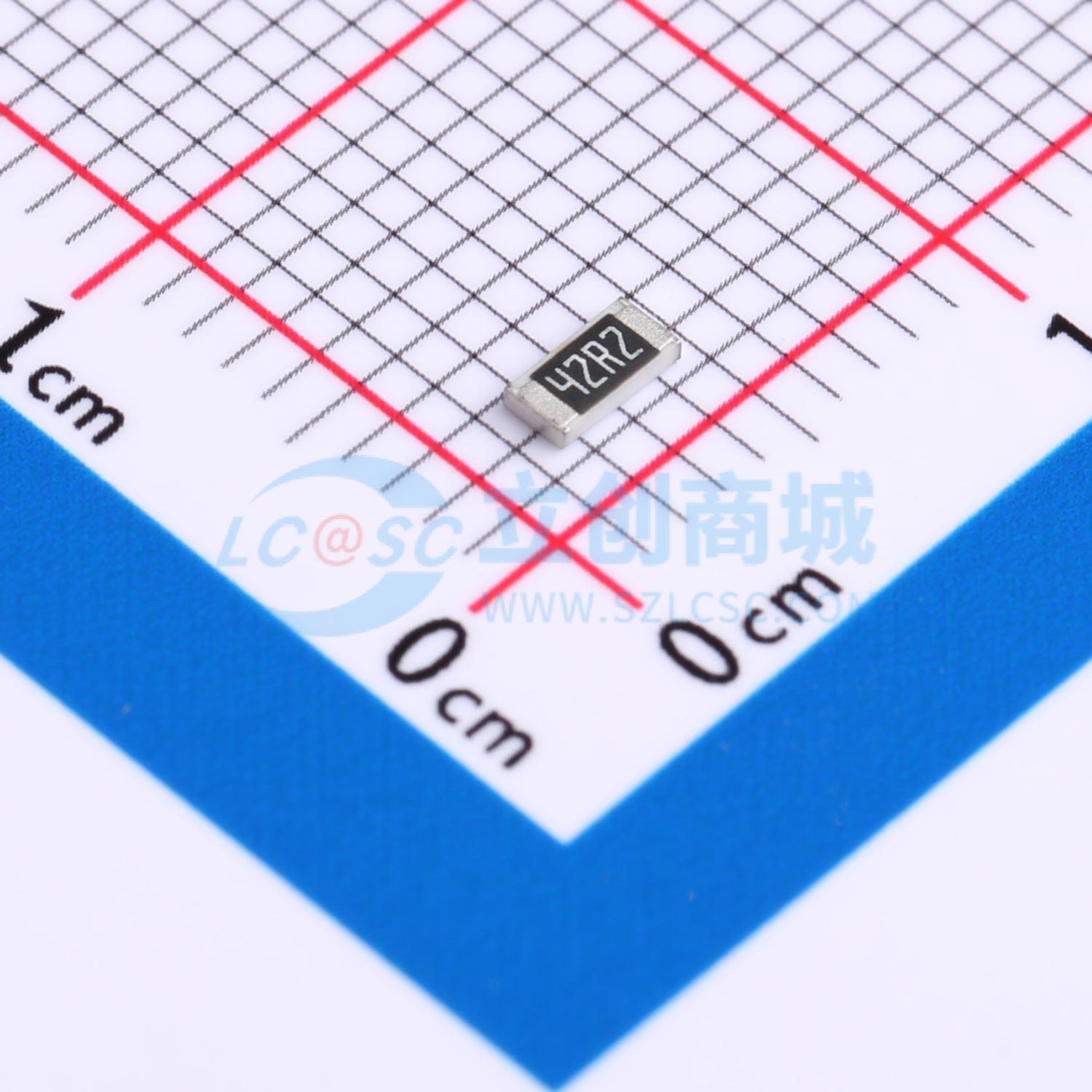 点击查看大图 FRC1206F42R2TS实物图