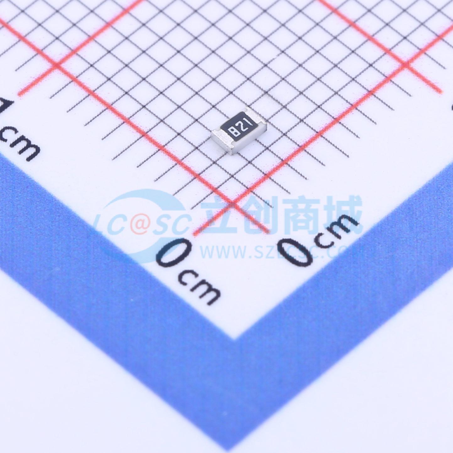 点击查看大图 FRC0805J821 TS实物图