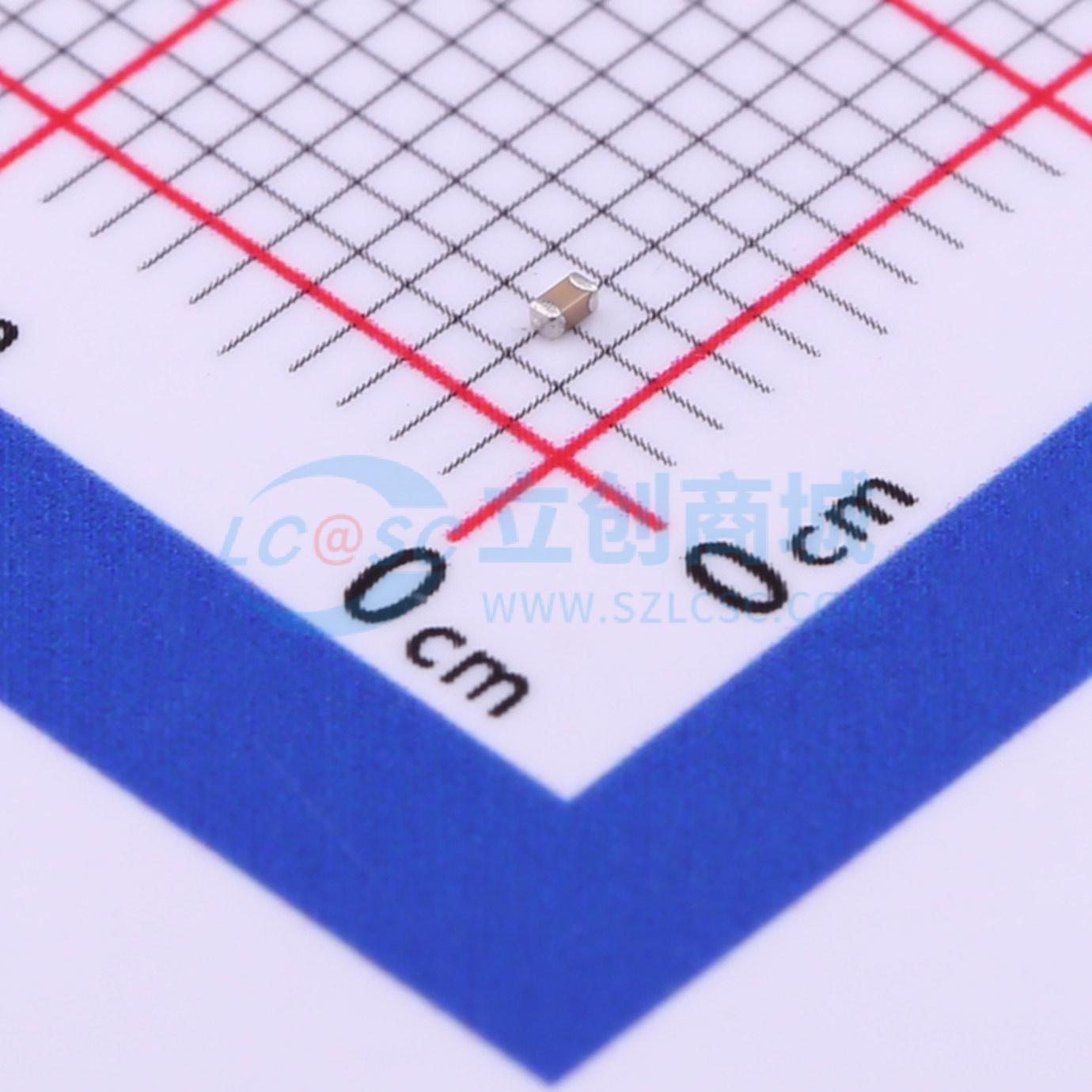 点击查看大图 0402B102K250NT实物图