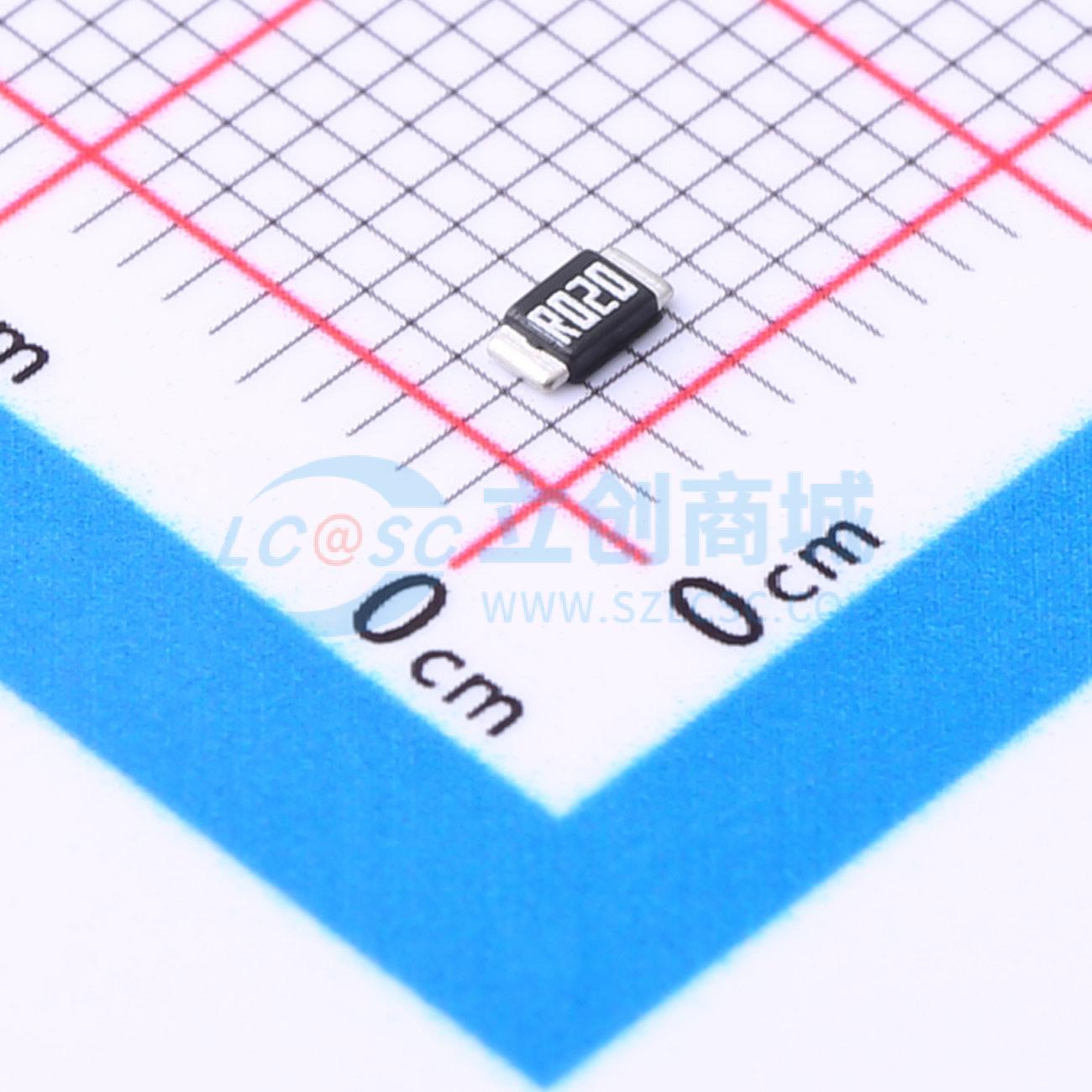 点击查看大图 HoJLR1206-1W-20mR-1%实物图