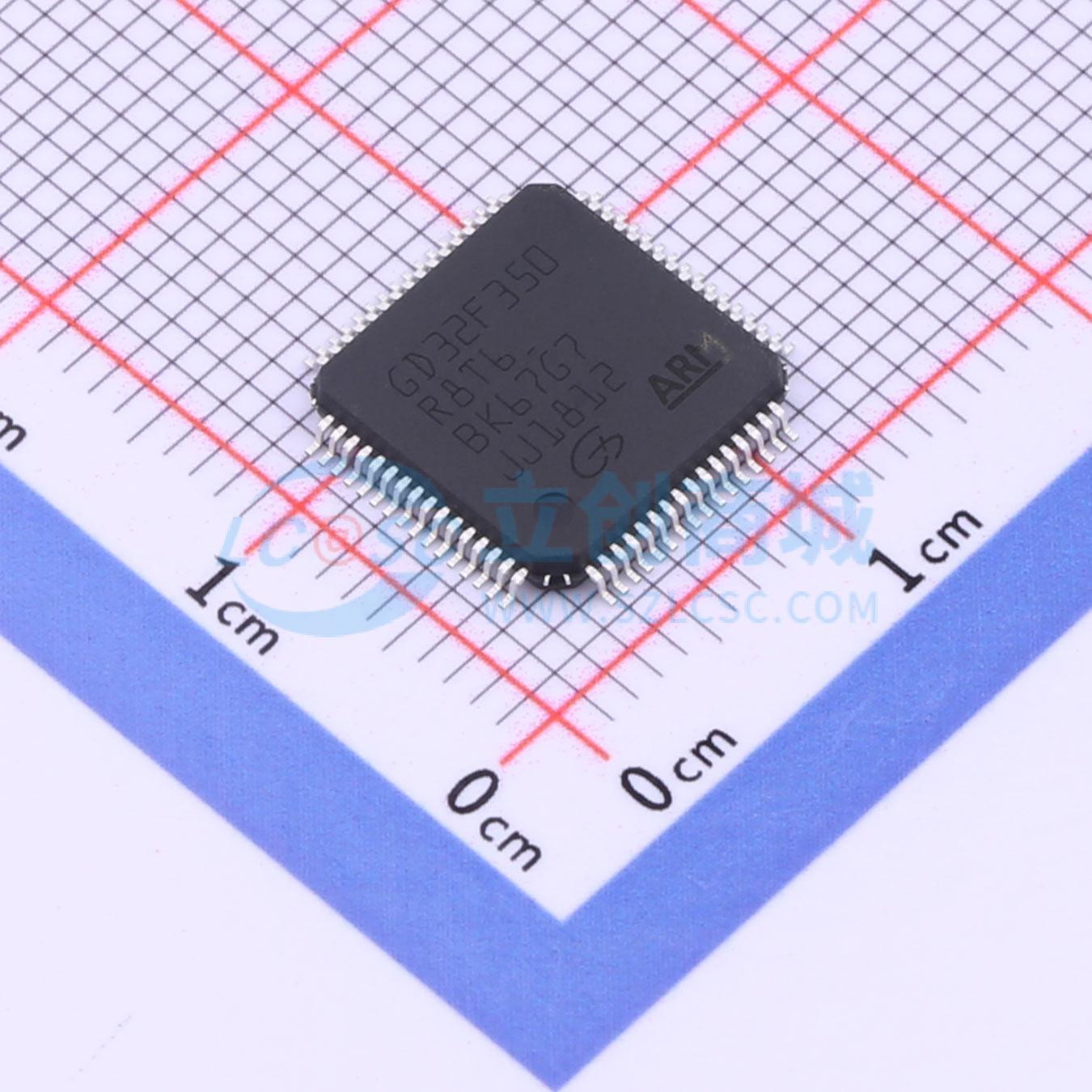 点击查看大图 GD32F350R8T6实物图