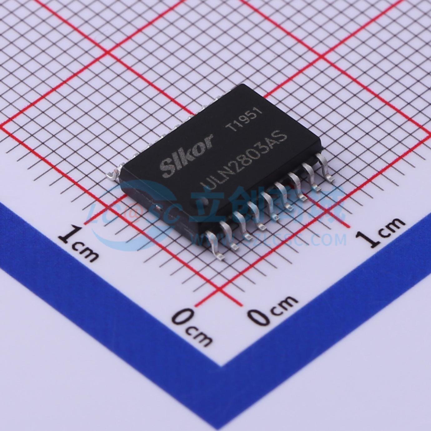 点击查看大图 ULN2803AS实物图