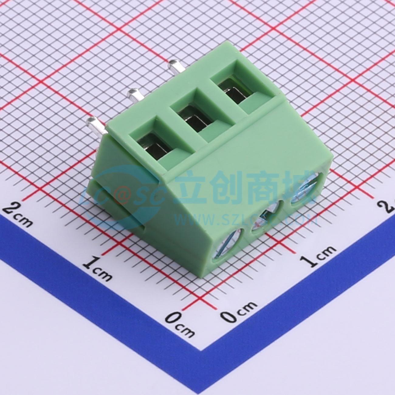 点击查看大图 XY128V-A-5.08-3P实物图