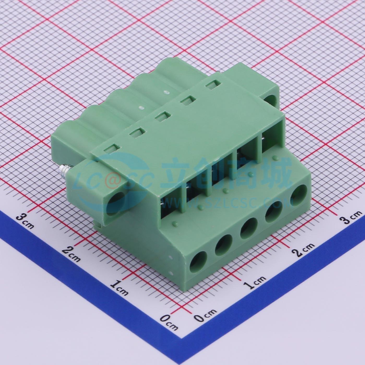 点击查看大图 DB2EKCM-5.08-5P-GN-S实物图