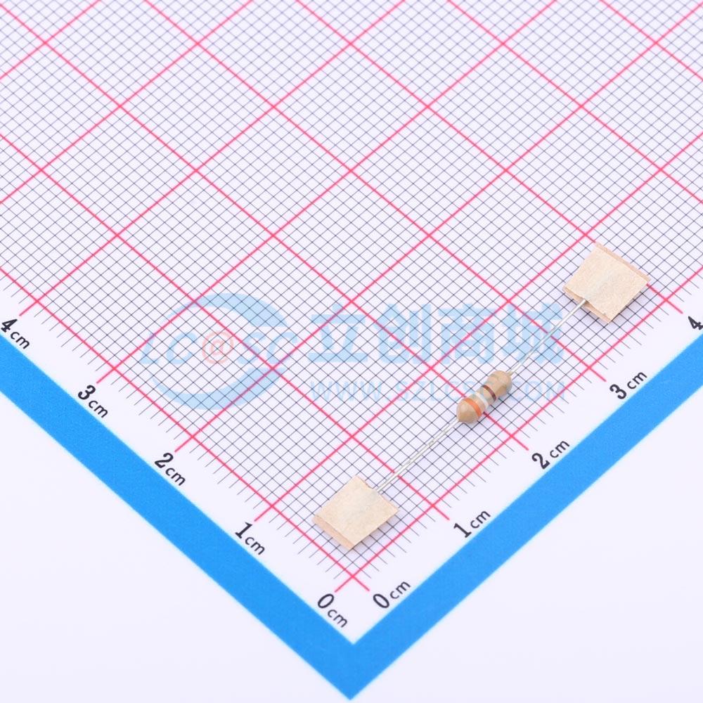 点击查看大图 CR1/4W-390Ω±5%-ST26实物图