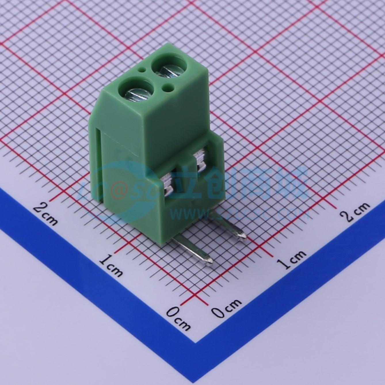 点击查看大图 KF129R-5.0-2P实物图