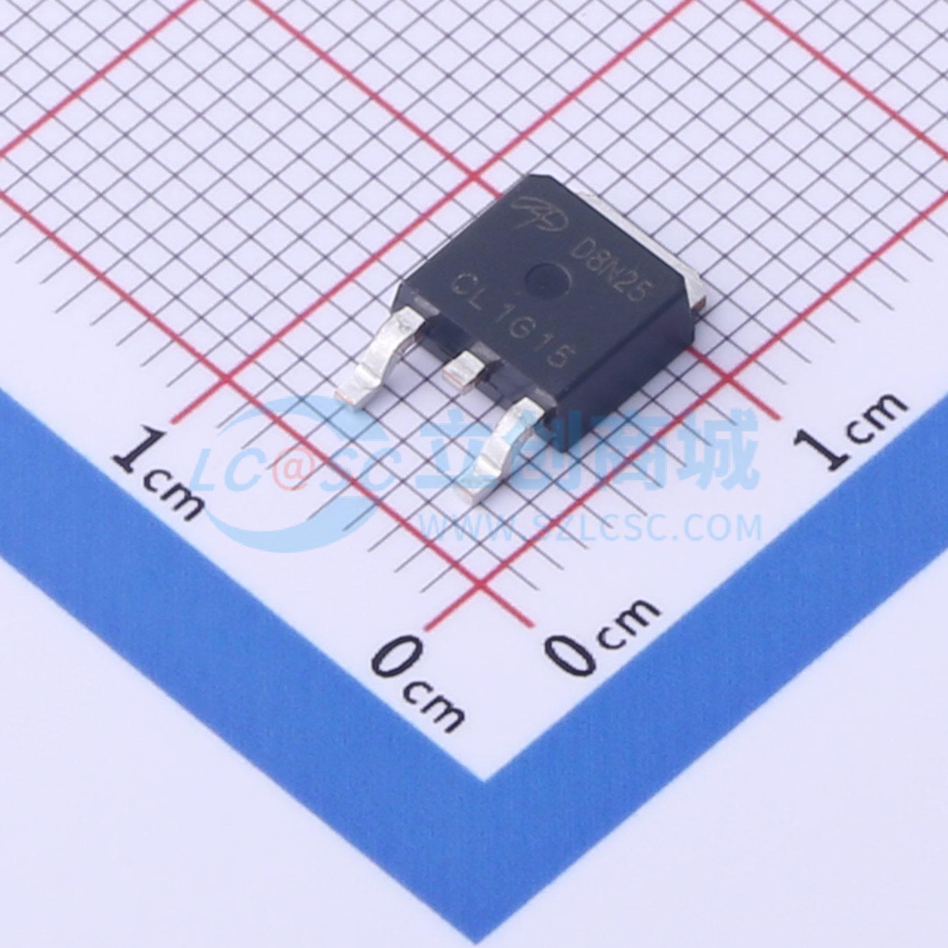 点击查看大图 AOD8N25实物图