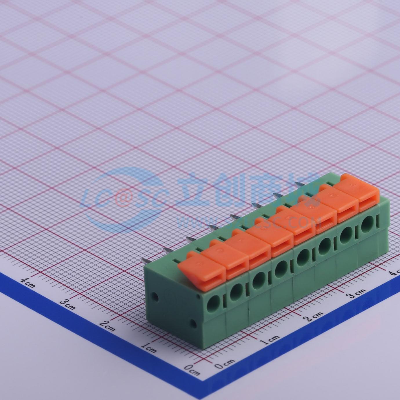 点击查看大图 KF142V-5.08-8P实物图