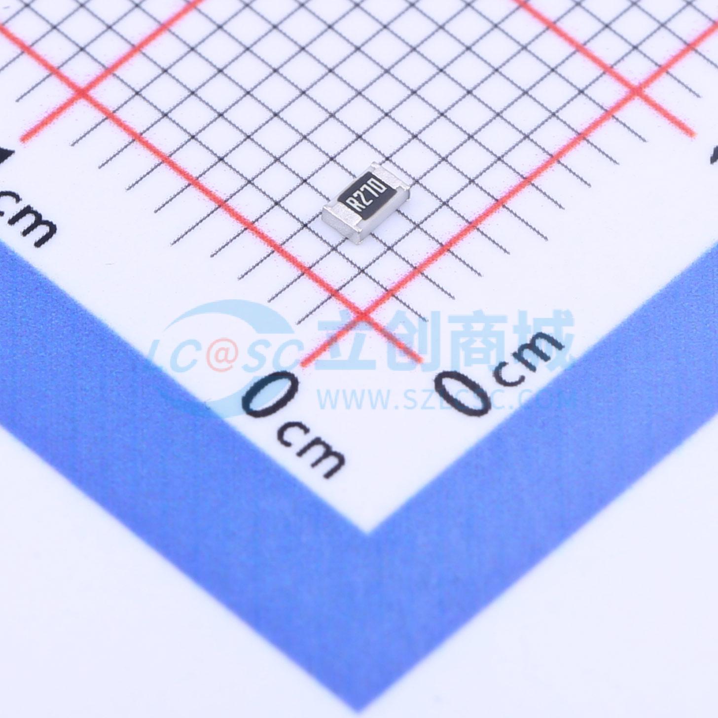 点击查看大图 FRL0805FR270TS实物图