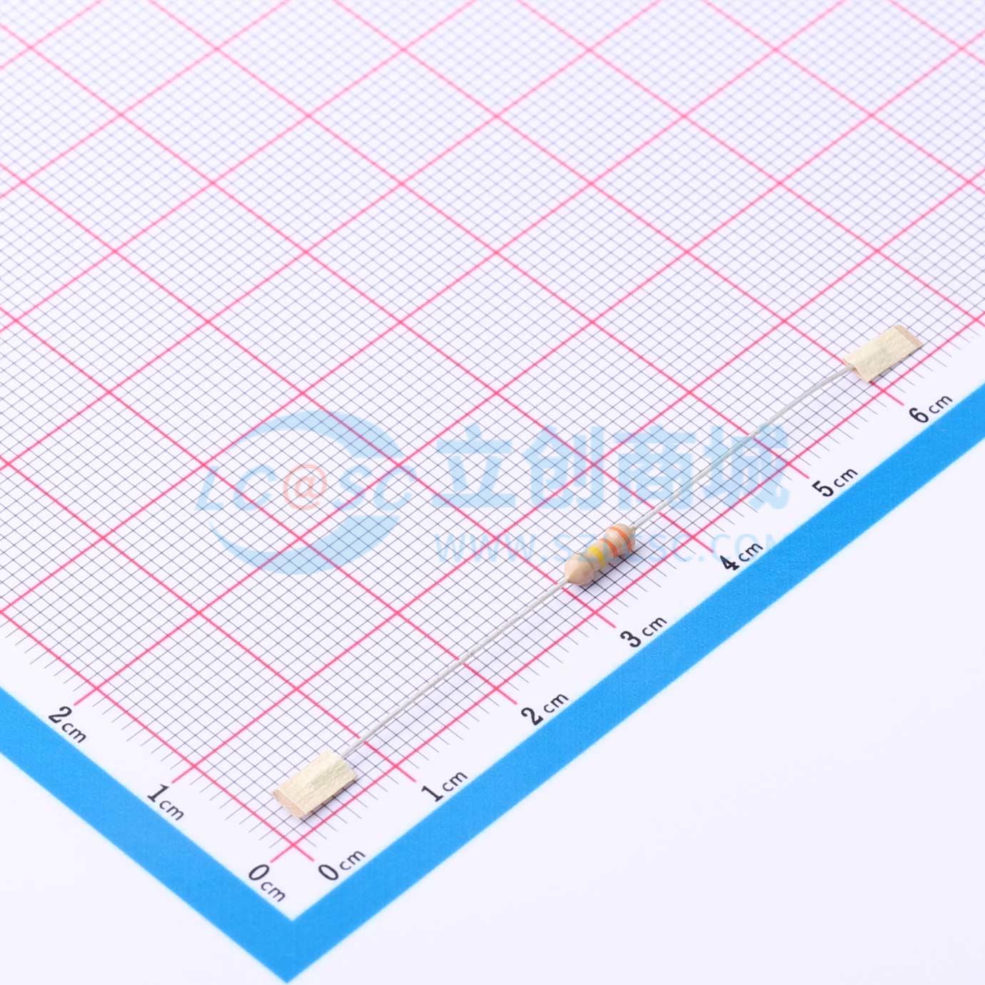 点击查看大图 CR1/4W-330K±5%-ST52实物图