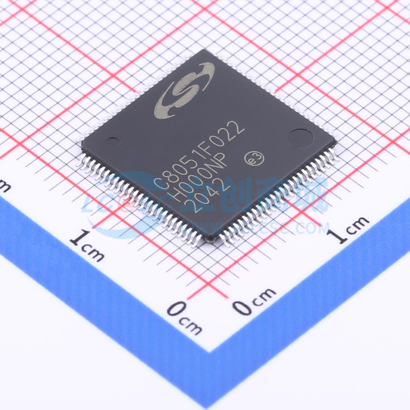 点击查看大图 C8051F022-GQR实物图