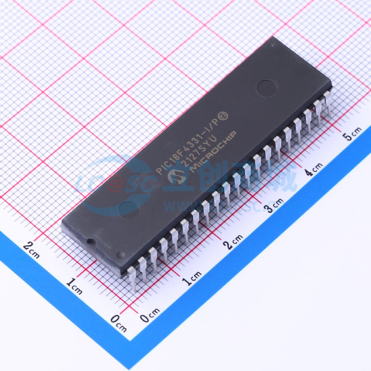 点击查看大图 PIC18F4331-I/P实物图