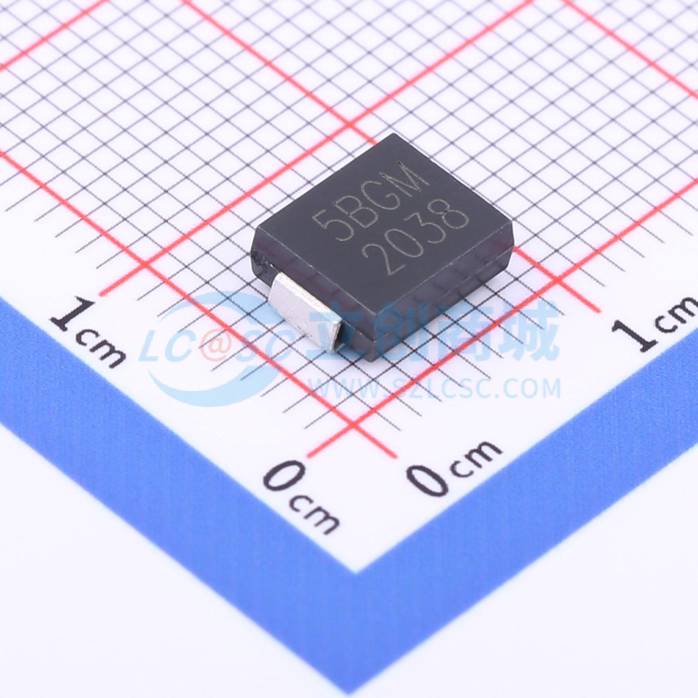 点击查看大图 5.0SMDJ64CA实物图