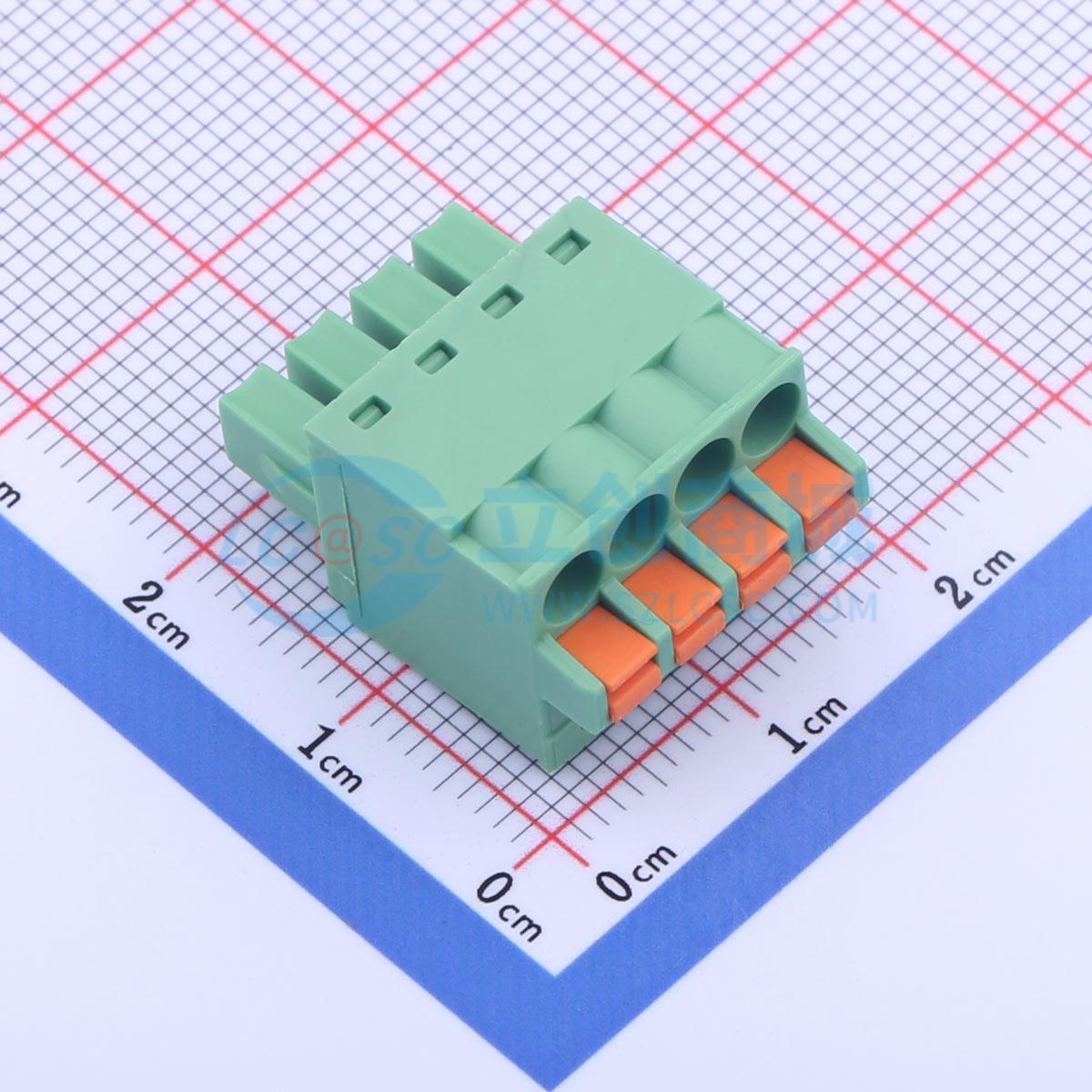点击查看大图 DB2EKD-3.81-4P-GN实物图