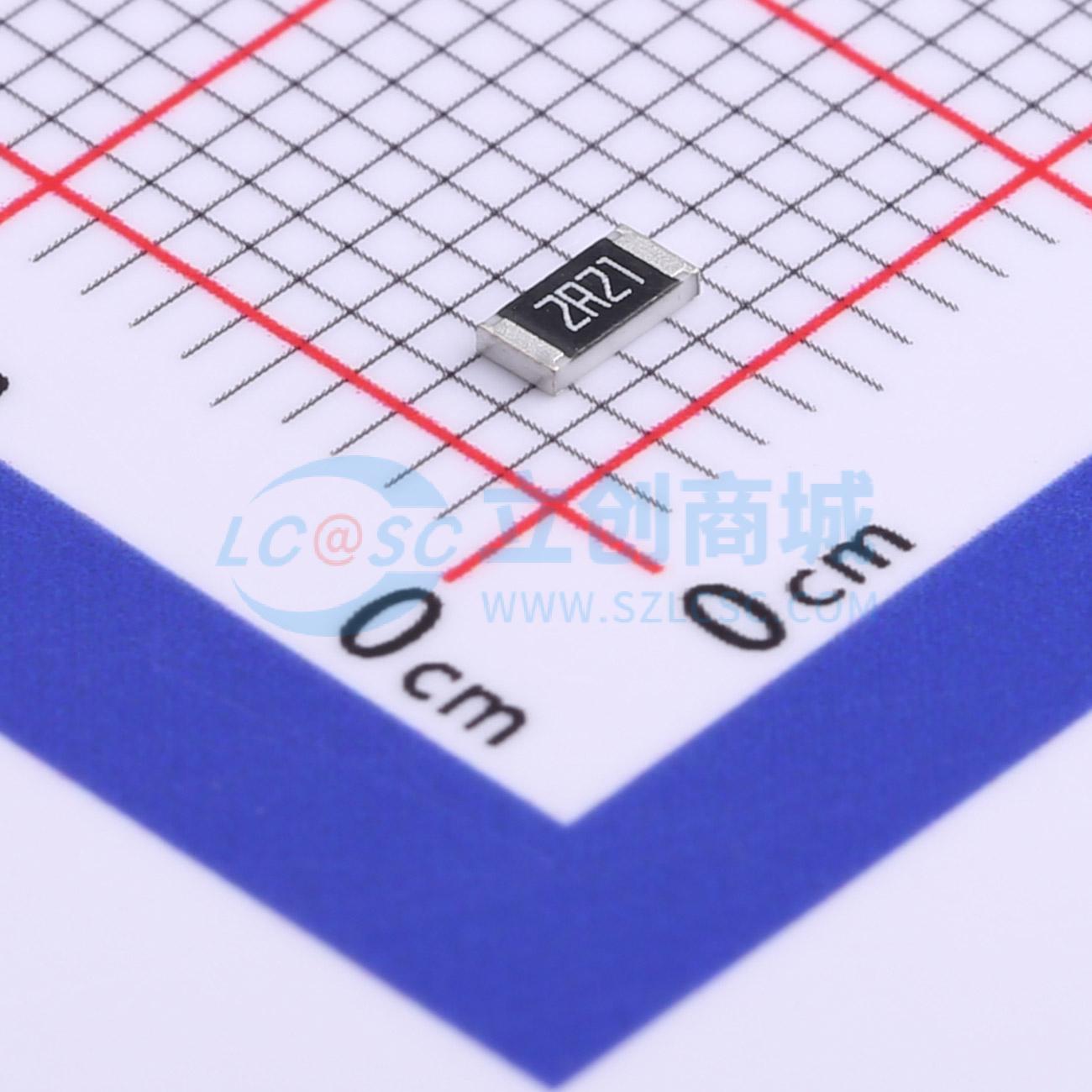 点击查看大图 RC1206FR-072R21L实物图