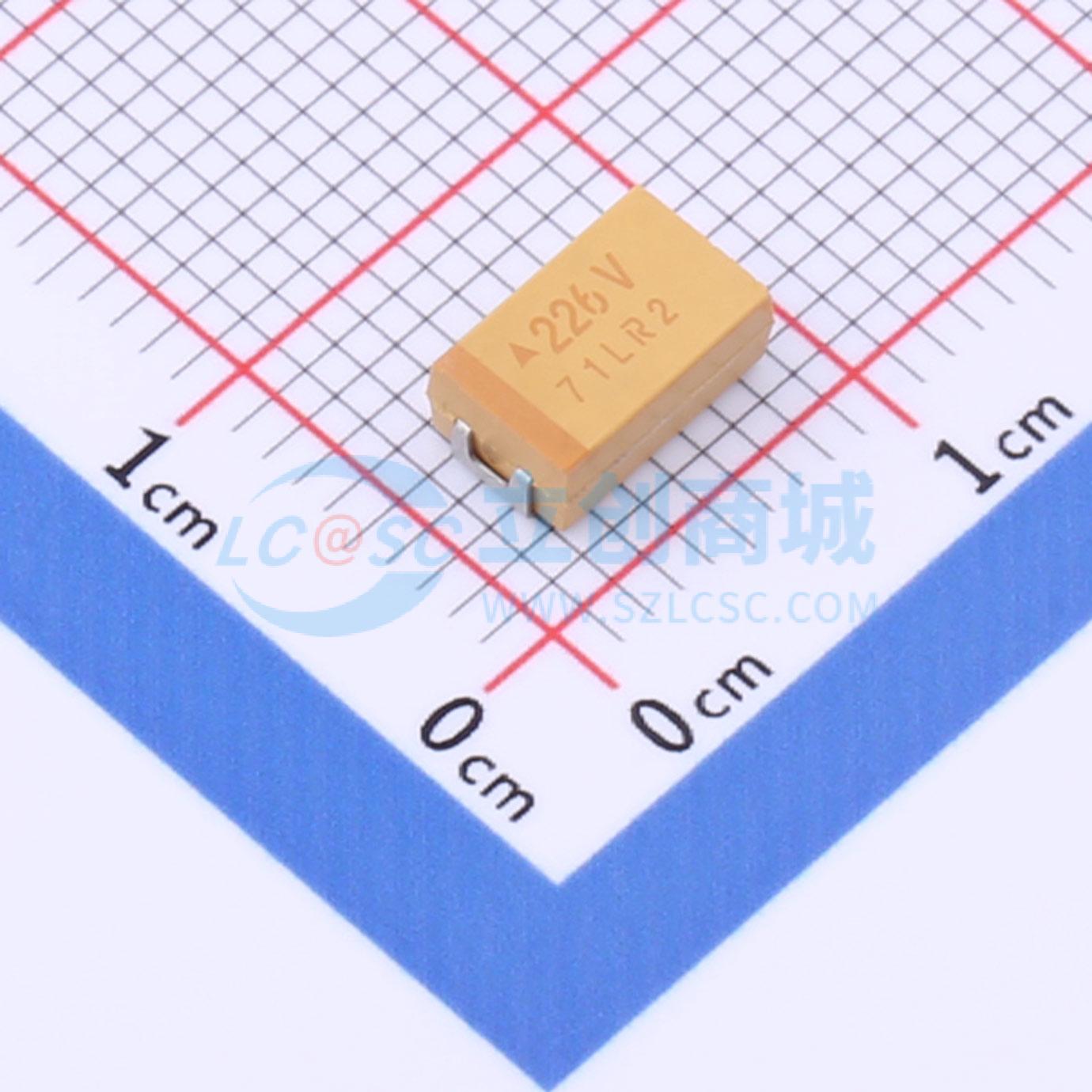 点击查看大图 TAJD226M035RNJ实物图