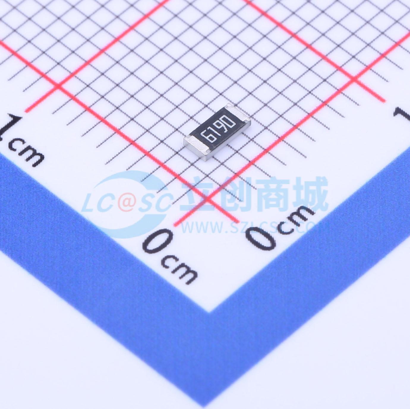 点击查看大图 RC1206FR-07619RL实物图