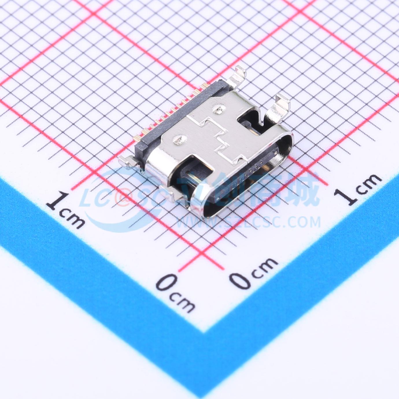 点击查看大图 TYPE-C 16P CB0.8 073实物图