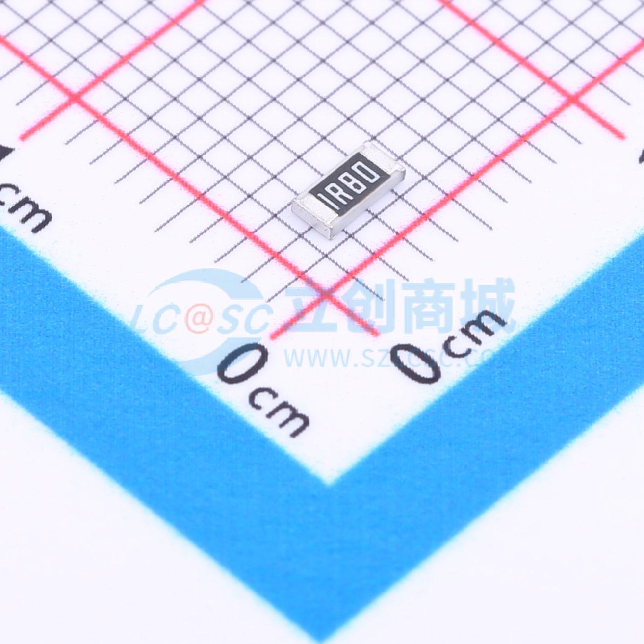 点击查看大图 FRC1206F1R80TS实物图