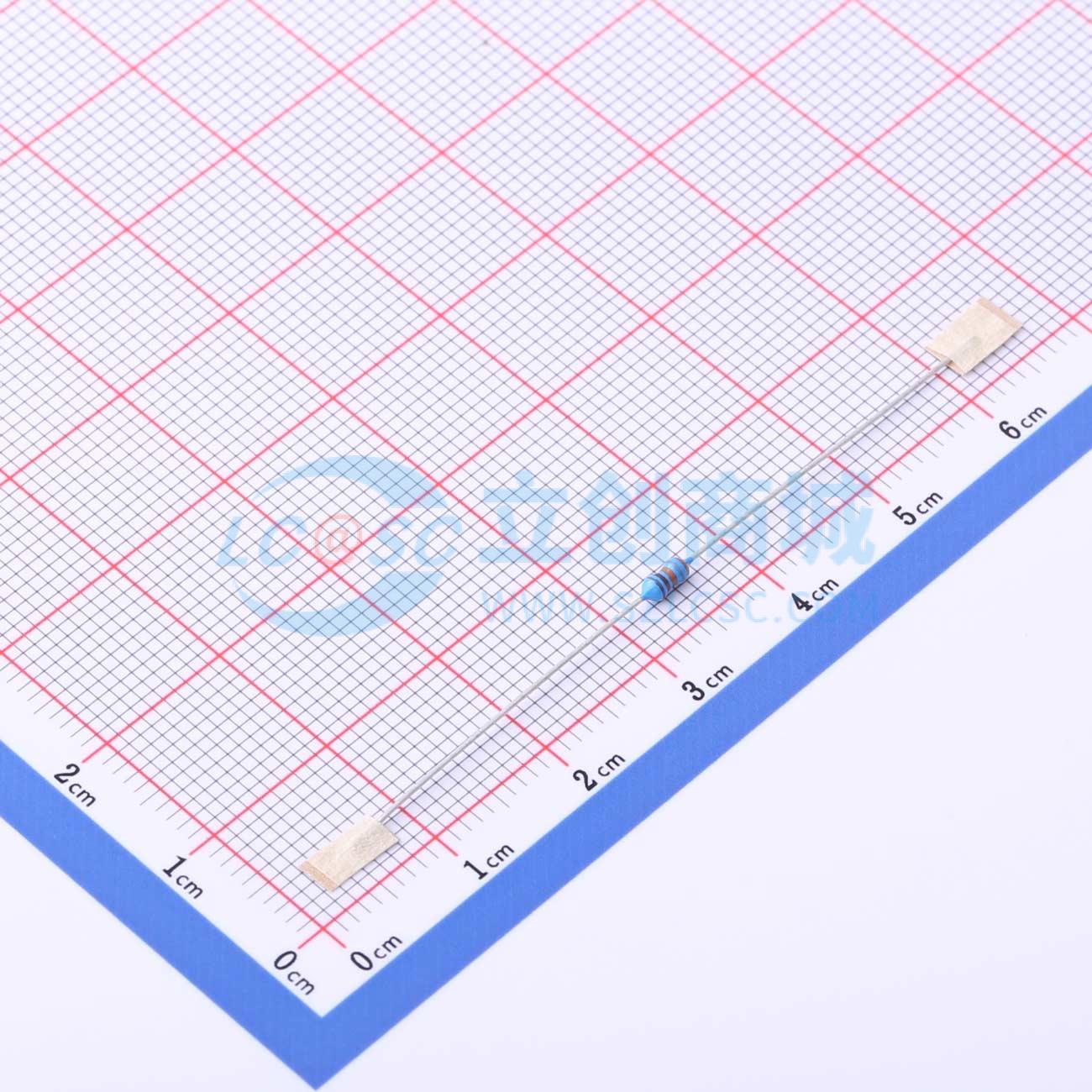 点击查看大图 MF1/8W-3K83±1%-OT52实物图