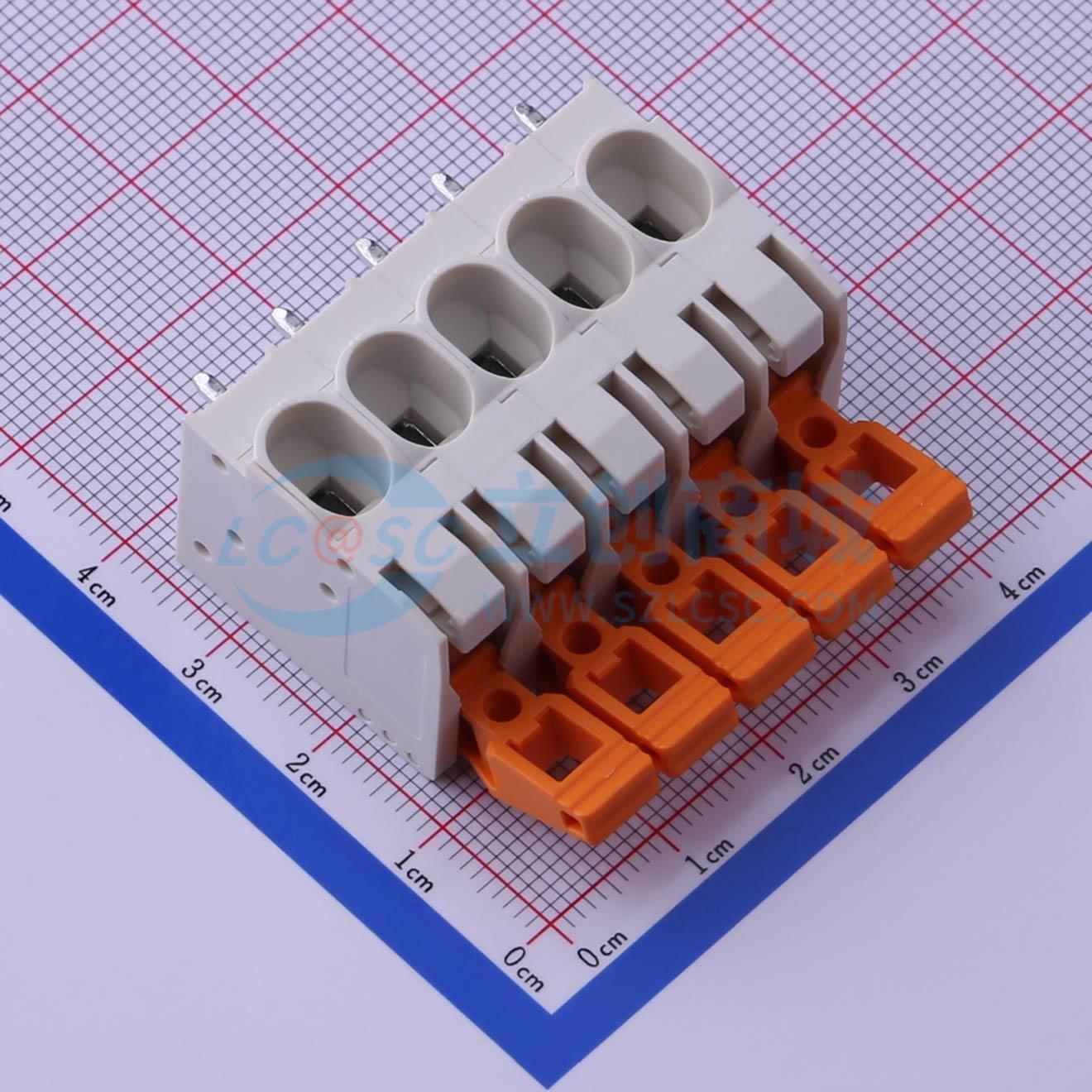 KF206-7.5-5P实物图