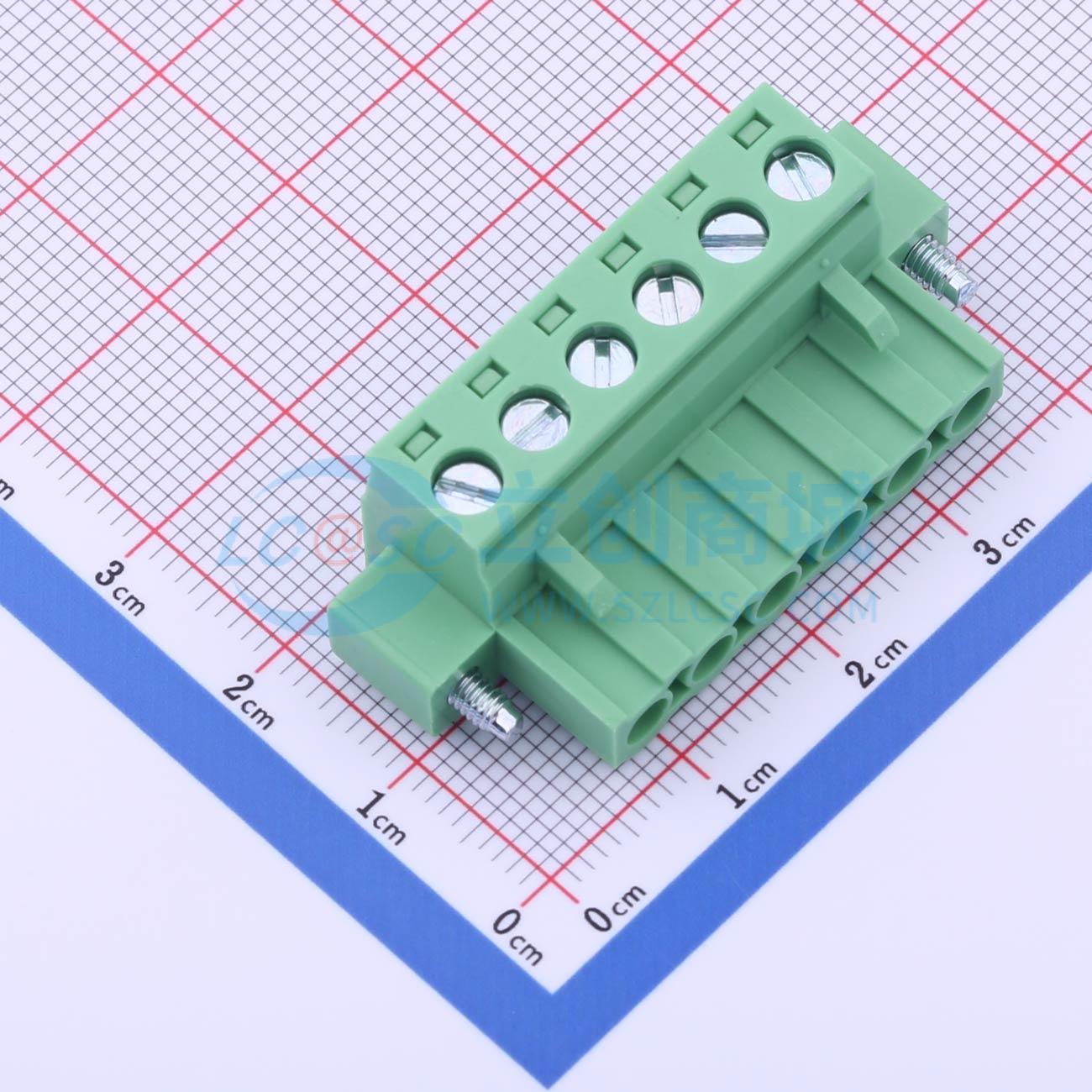 点击查看大图 2ETYKM-5.08-06P-14-100AH实物图