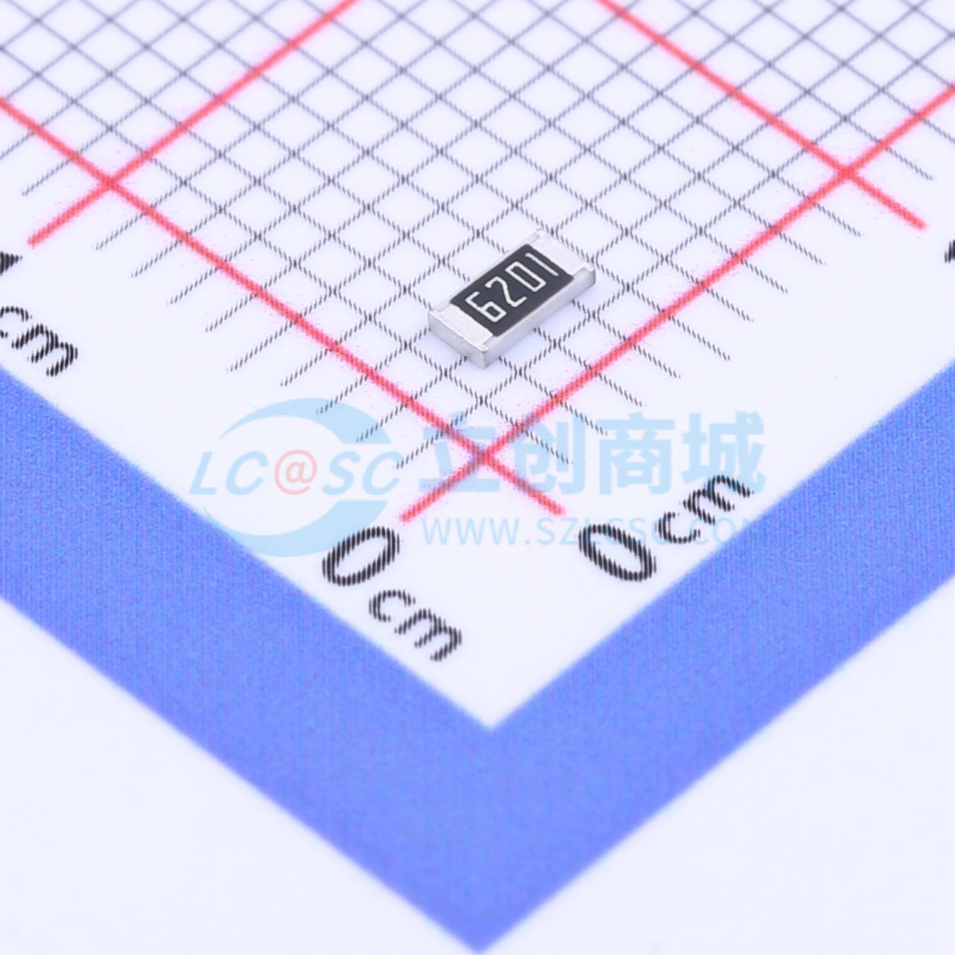 点击查看大图 FRC1206F6201TS实物图